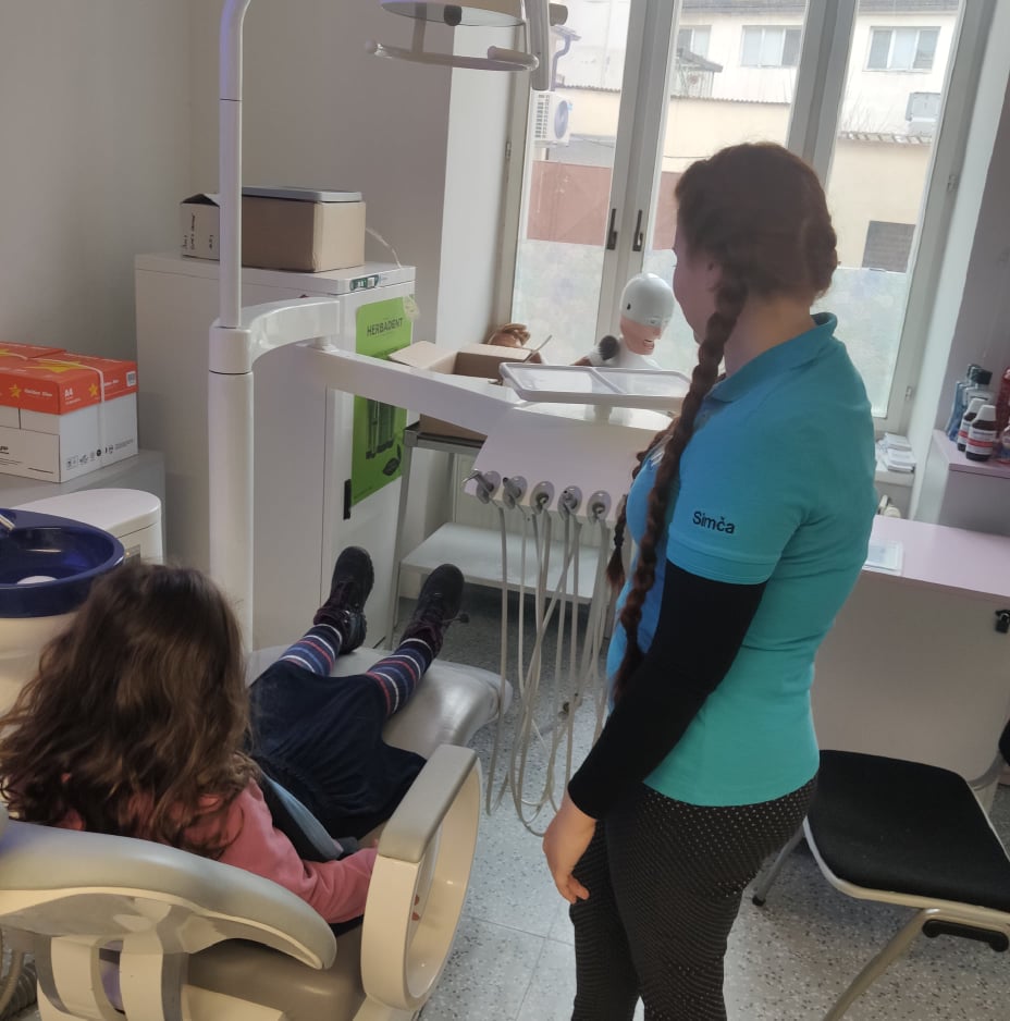 Návštěva školní ordinace dentální hygieny - Berušky